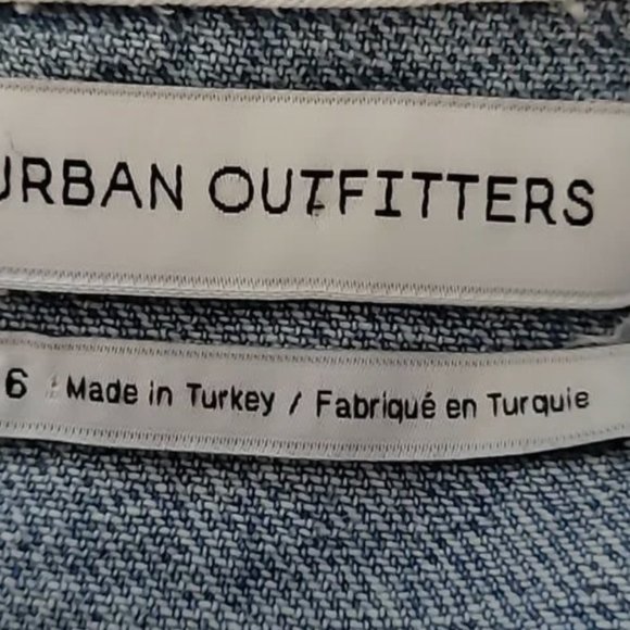 Urban Outfitters Denim Mini Dress Size 6 - Picture 4 of 6